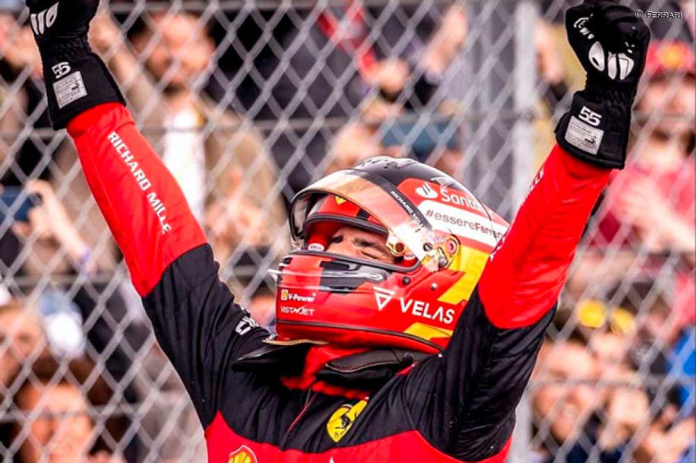 Carlos Sainz Apuestas Ferrari